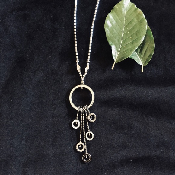 Black circle hanging necklace! ⚫️ - Picture 1 of 5